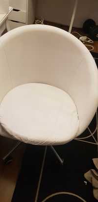 Fotel Ikea Skrucsta biały