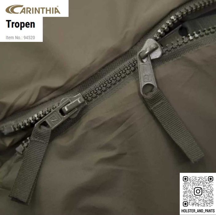 Спальний мішок Carinthia Tropen, розмір Large  (+5 С)