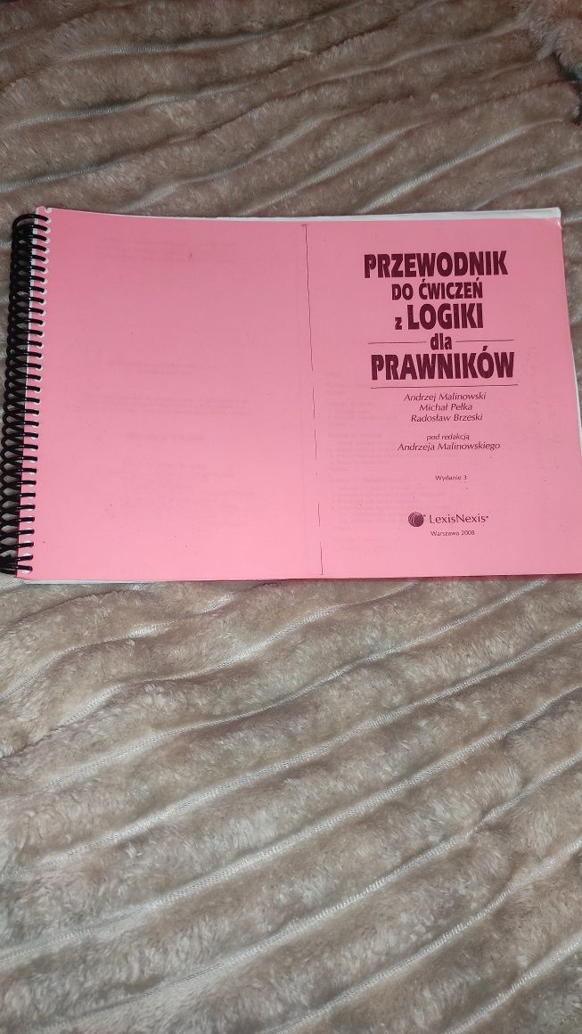Przewodnik do ćwiczeń z logiki dla prawników