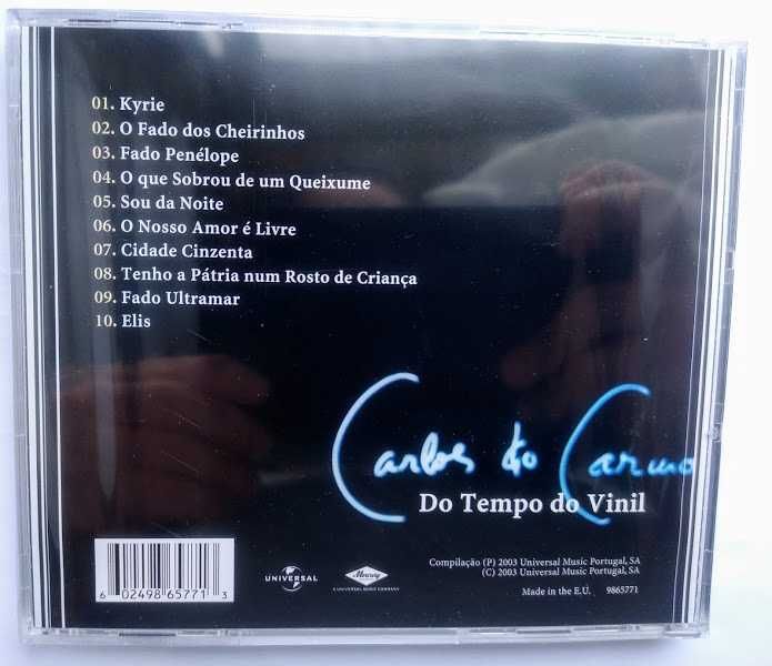 CD - Carlos do Carmo - Novo e selado