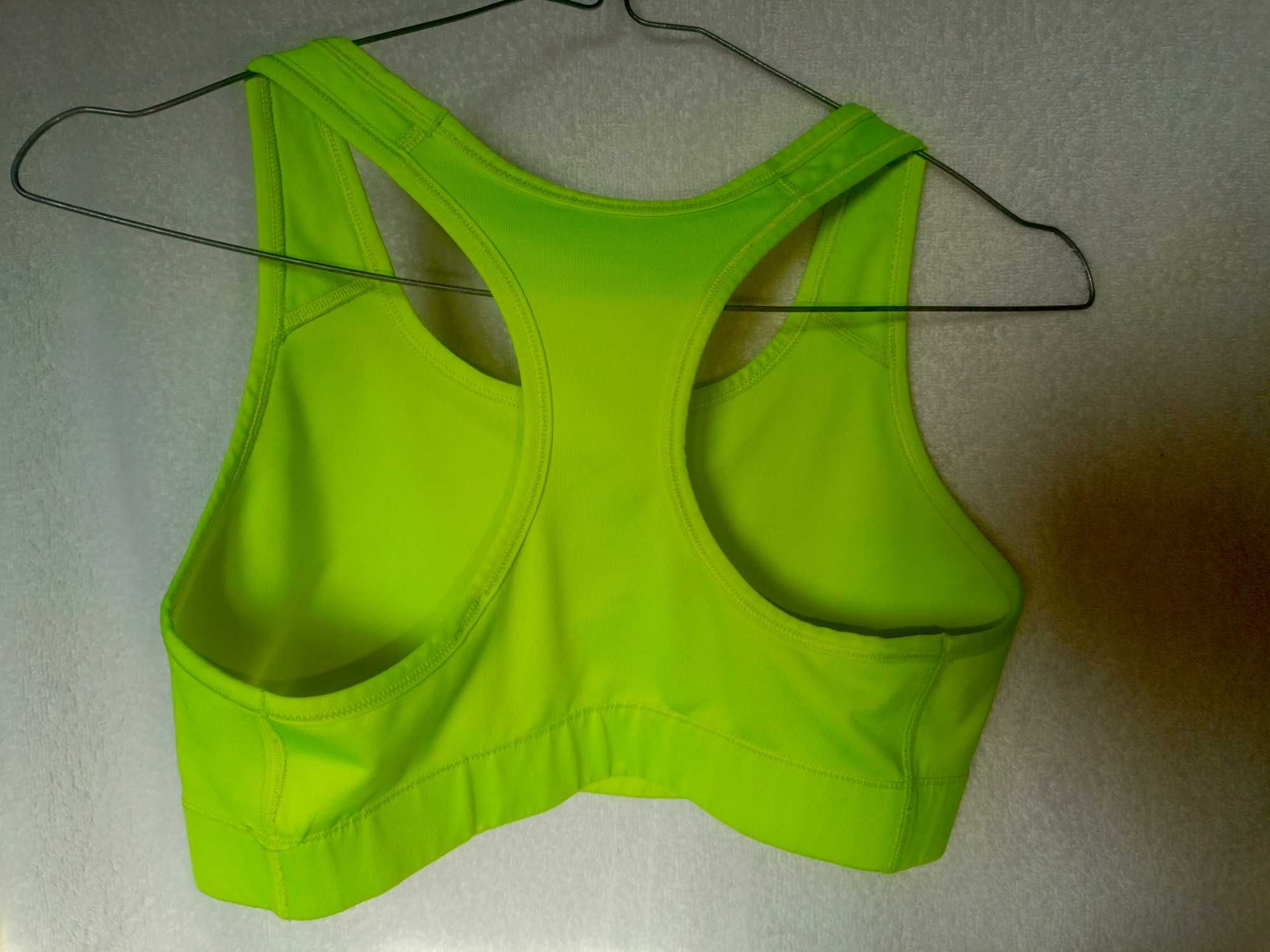 Nike Dri-Fit: Zielony stanik sportowy M/38