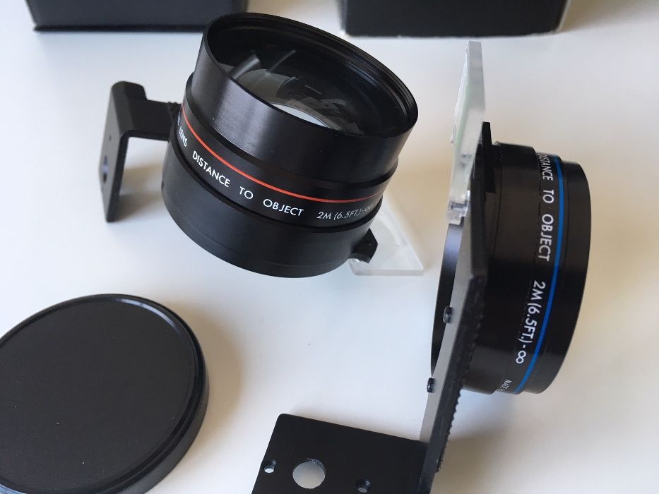 2 lentes Photax para máquina de filmar 8mm Canon