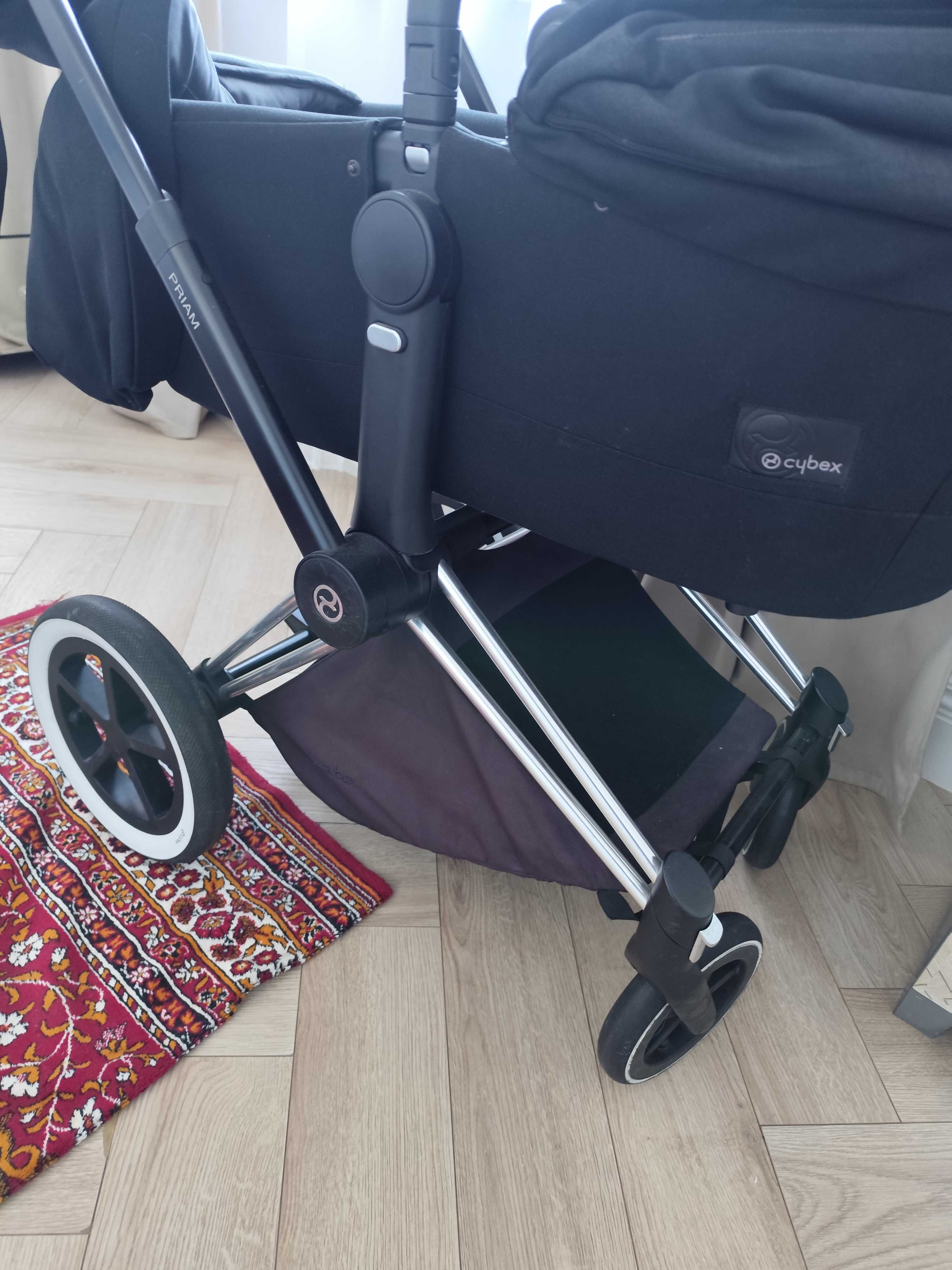 Wózek Cybex Priam 2in2 light seat deep chrome black