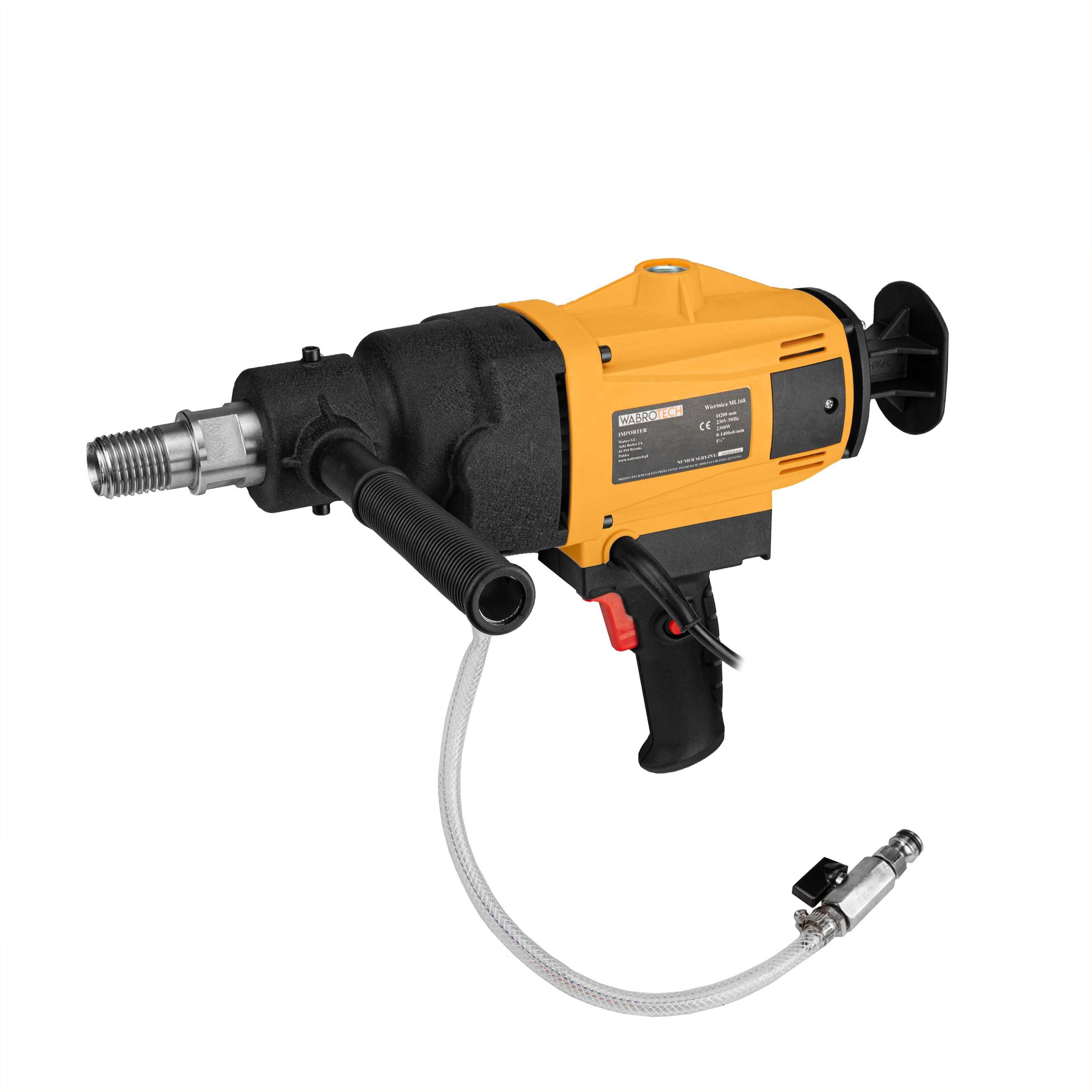WABROTECH WT202 wiertnica ręczna 2300W 22-202mm 6.5kg sucha mokra