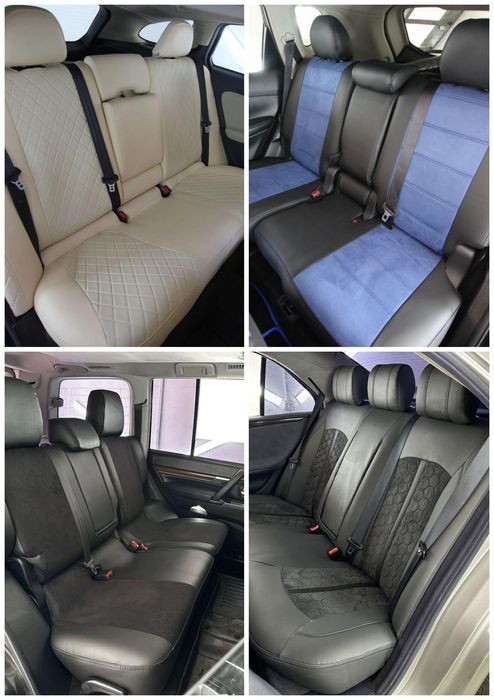 Модельные чехлы на сиденья комбинированные Premium сегмента + гарантия