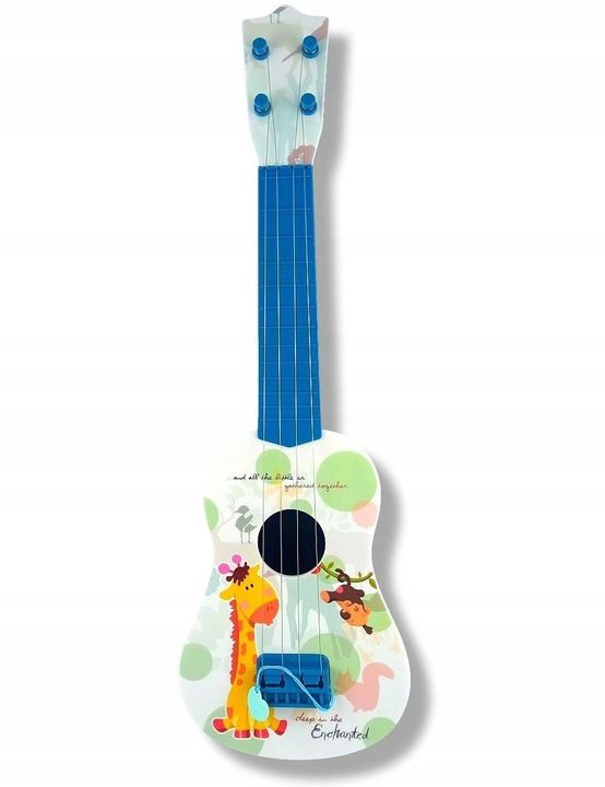 Gitara Dla Dzieci Duża 55cm Ukulele Gra Instrument