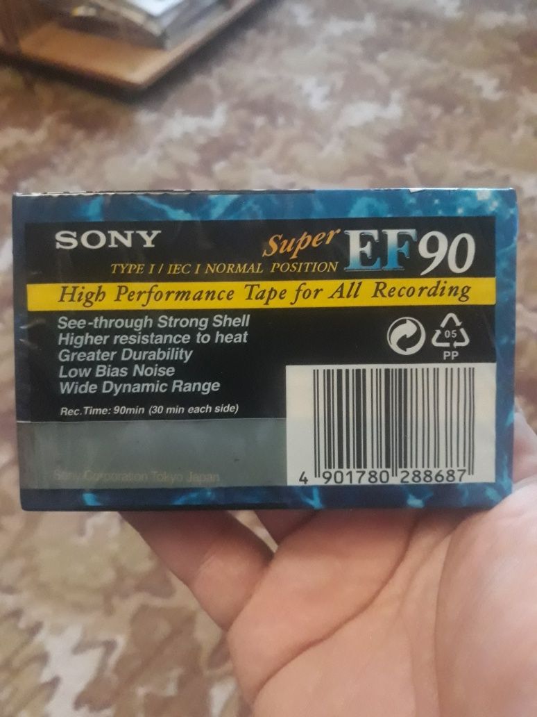 Аудио кассеты ,,SONY,,EF Super90