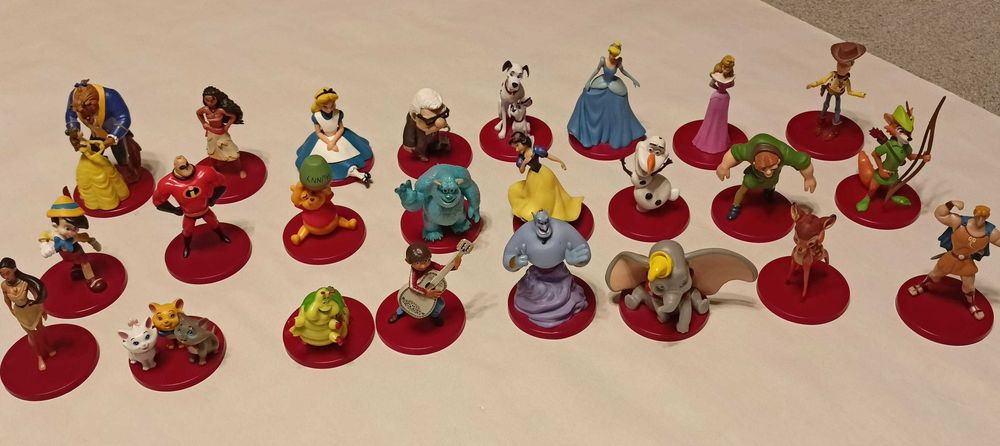 Audiobajki Disney DeAgostini figurki 24 szt + głośnik + książki 14 szt