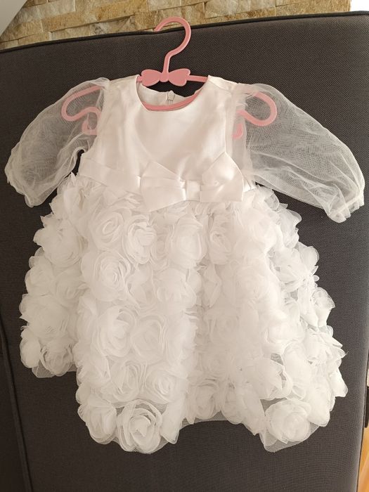 Sukienka biała chrzest, urodziny, impreza dziewczęca