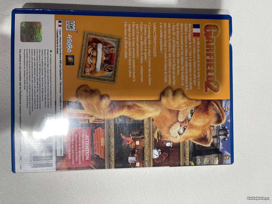 PlayStation 2 Jogo GARFIELD 2