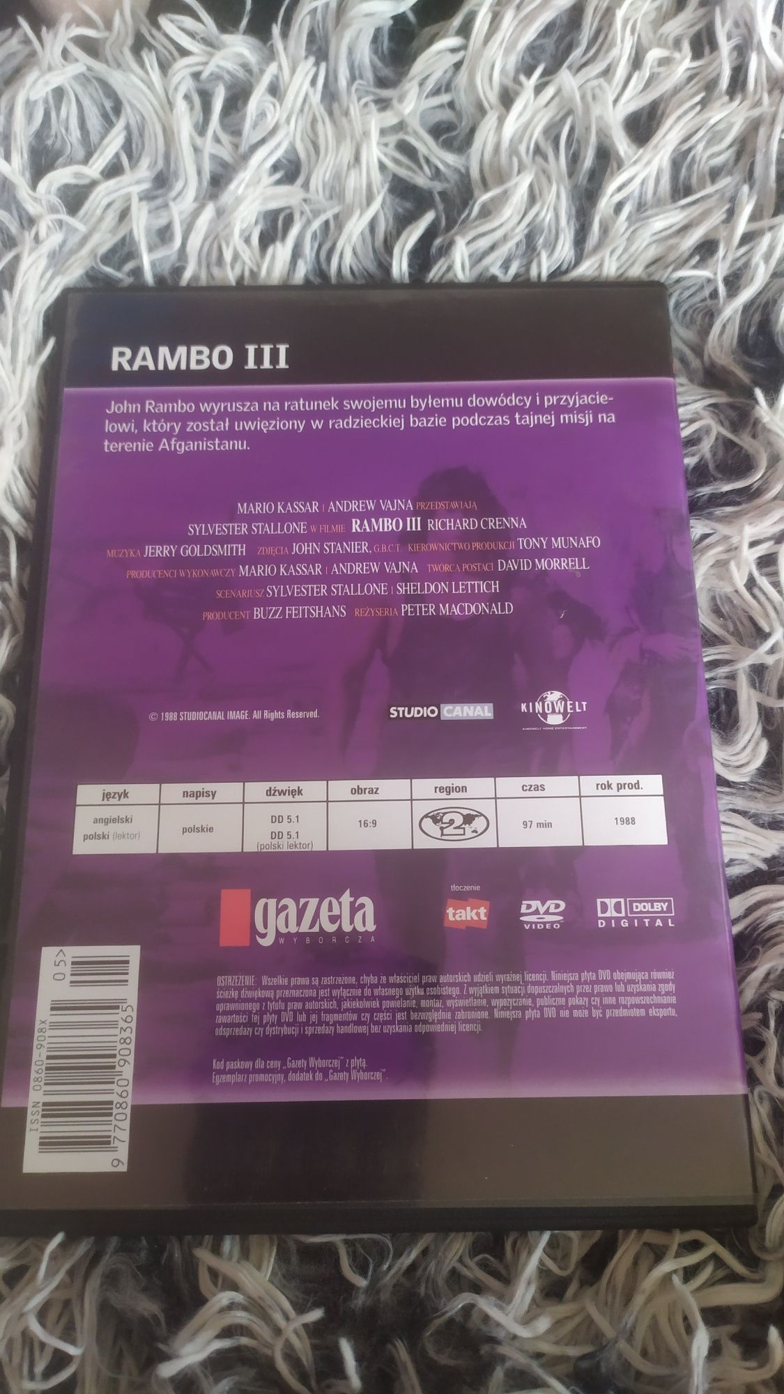 Rambo III kultowy film na DVD