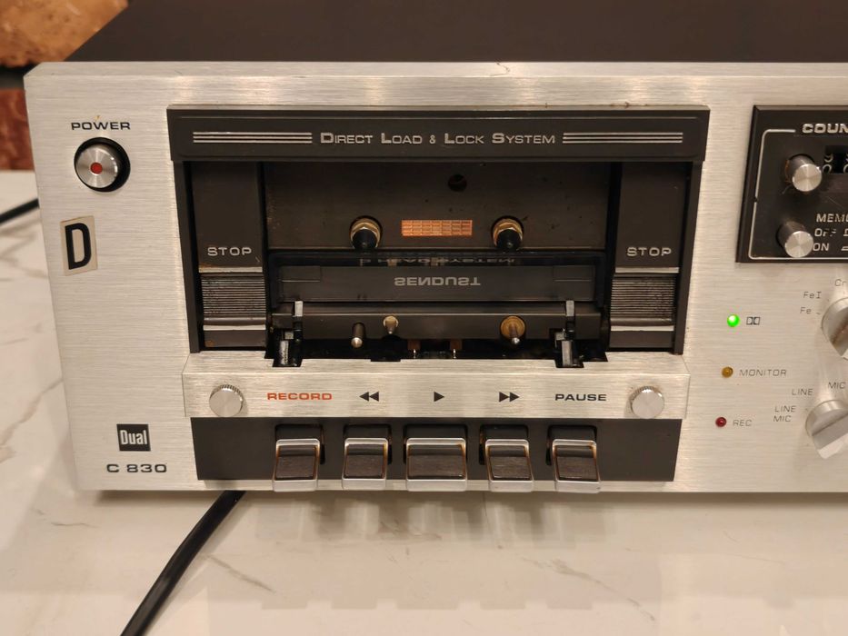 DUAL C 830 ! Rzadki deck VINTAGE ! OKAZJA