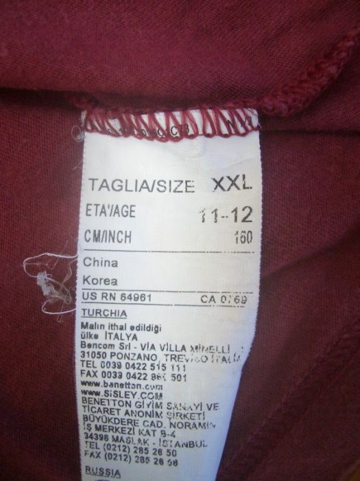 T-shirt Benetton