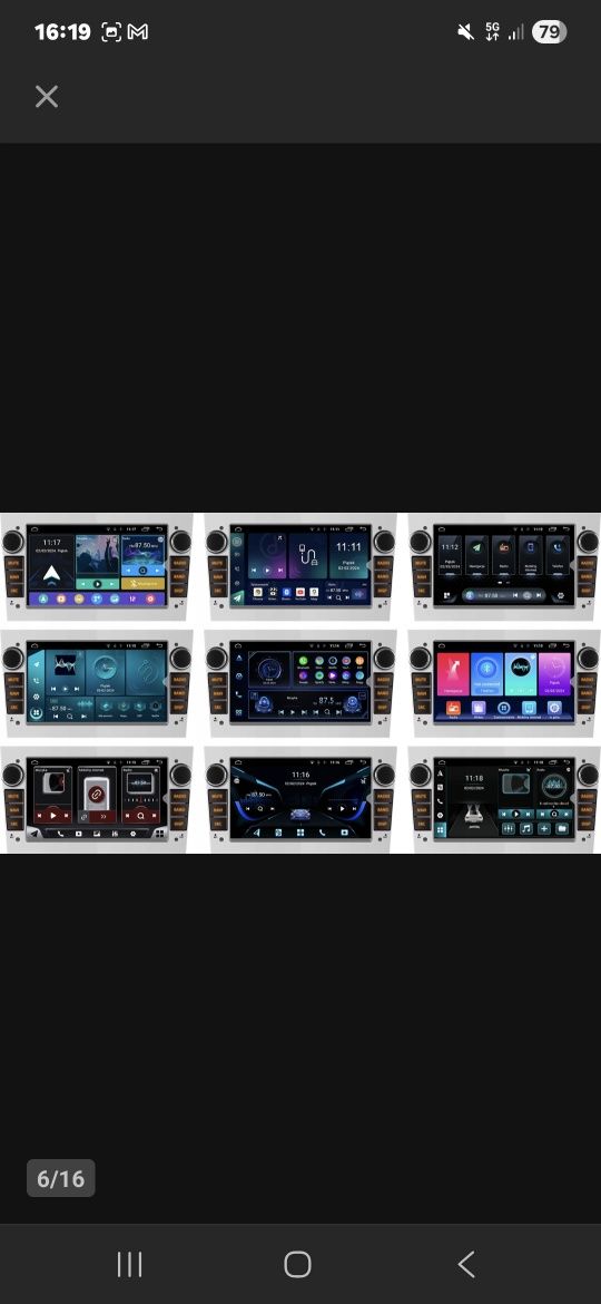 Radio android nawigacja OPEL Corsa D Zafira B Astra H Vectra C