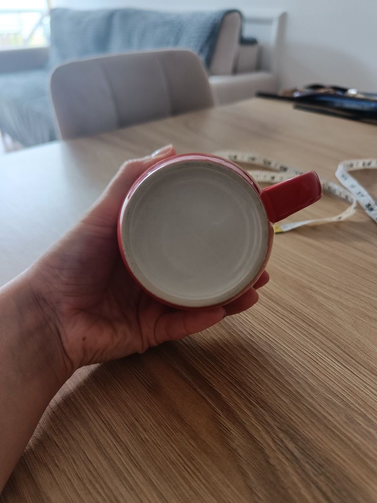 Czerwony kubek Santander 300 ml nowy