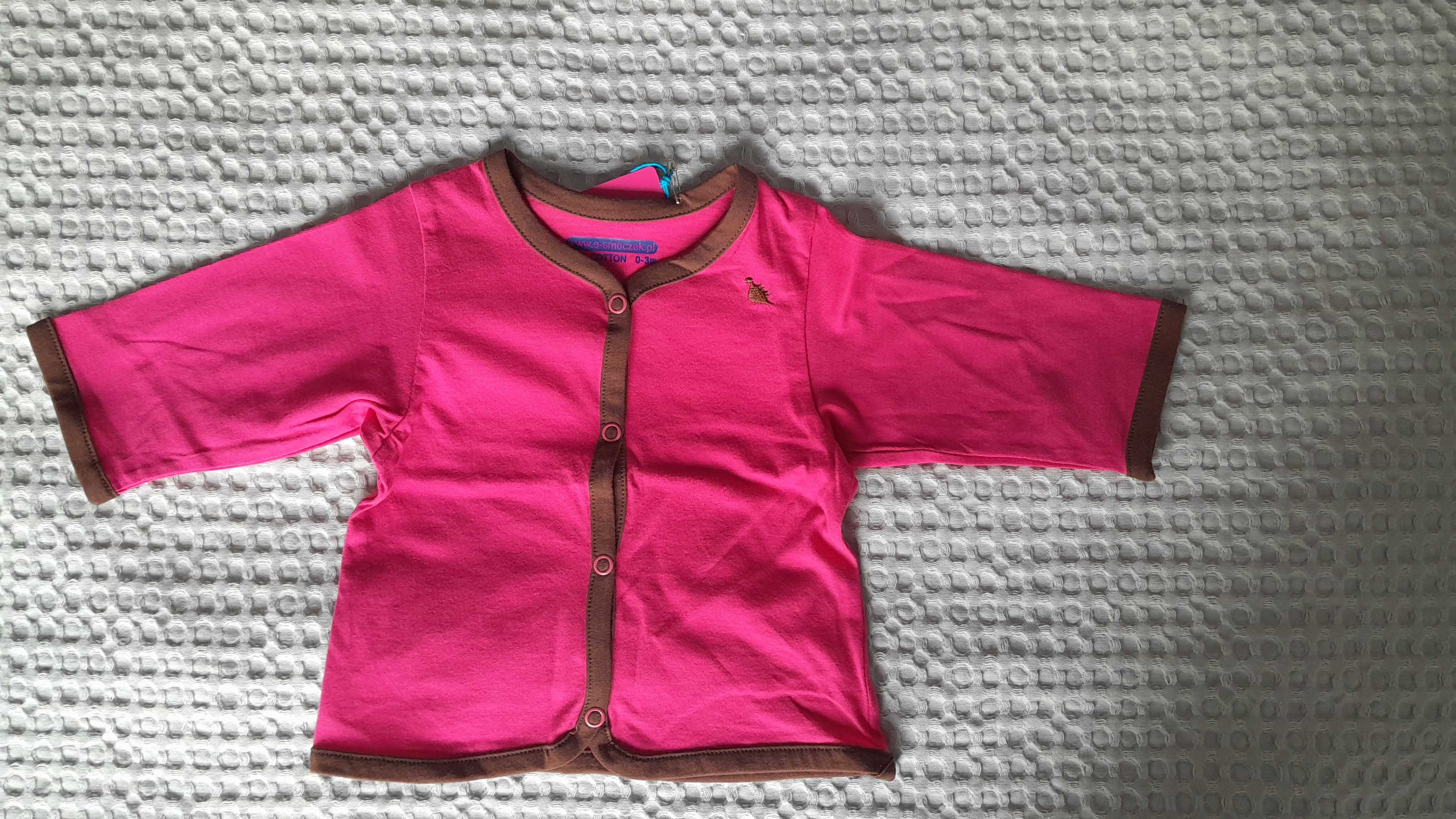 Nowy komplet Kaftaniki 2 szt. roz. 68 cm firma Smoczek