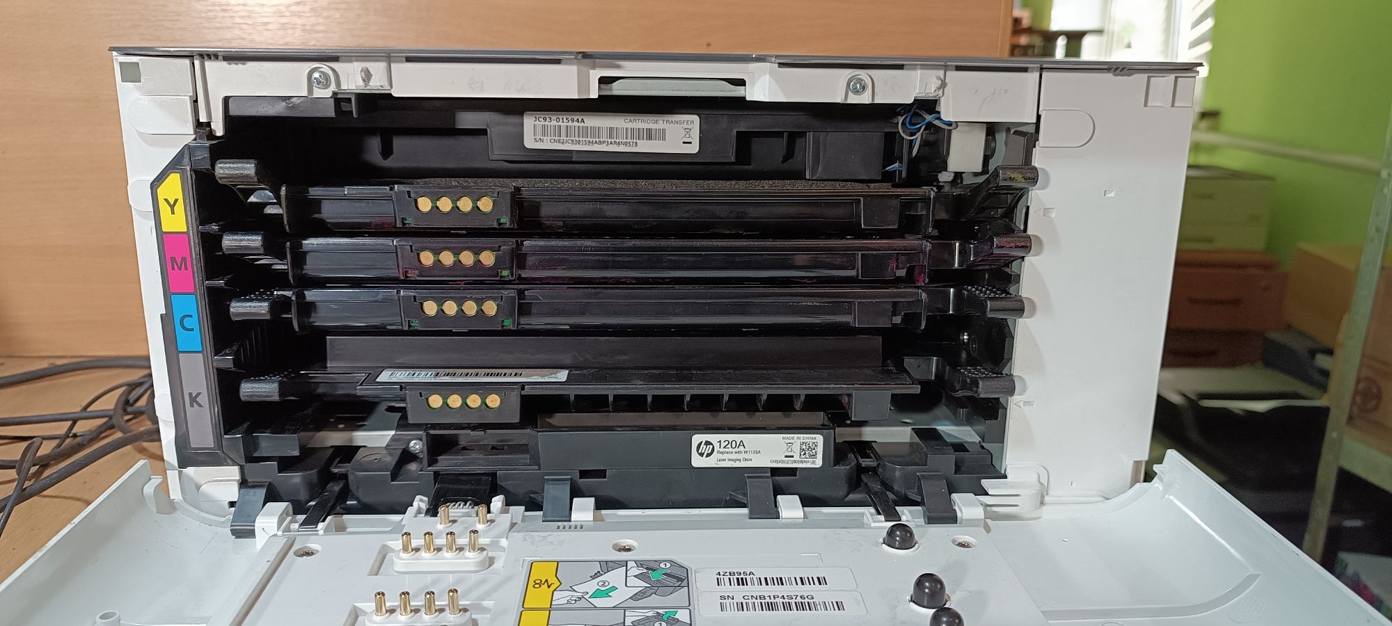 Б/В Принтер HP Color Laser 150nw /Прошитий/ Заправлені картриджі