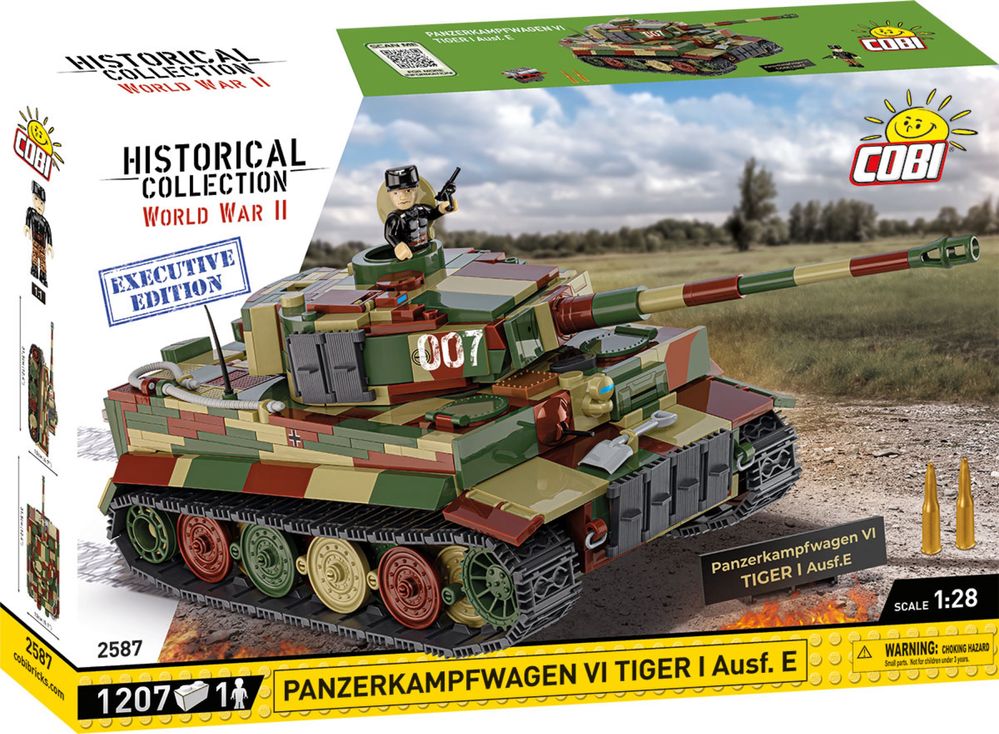 Klocki cobi 2587 czołg PZKPFW VI TIGER I AUSF.E EX.