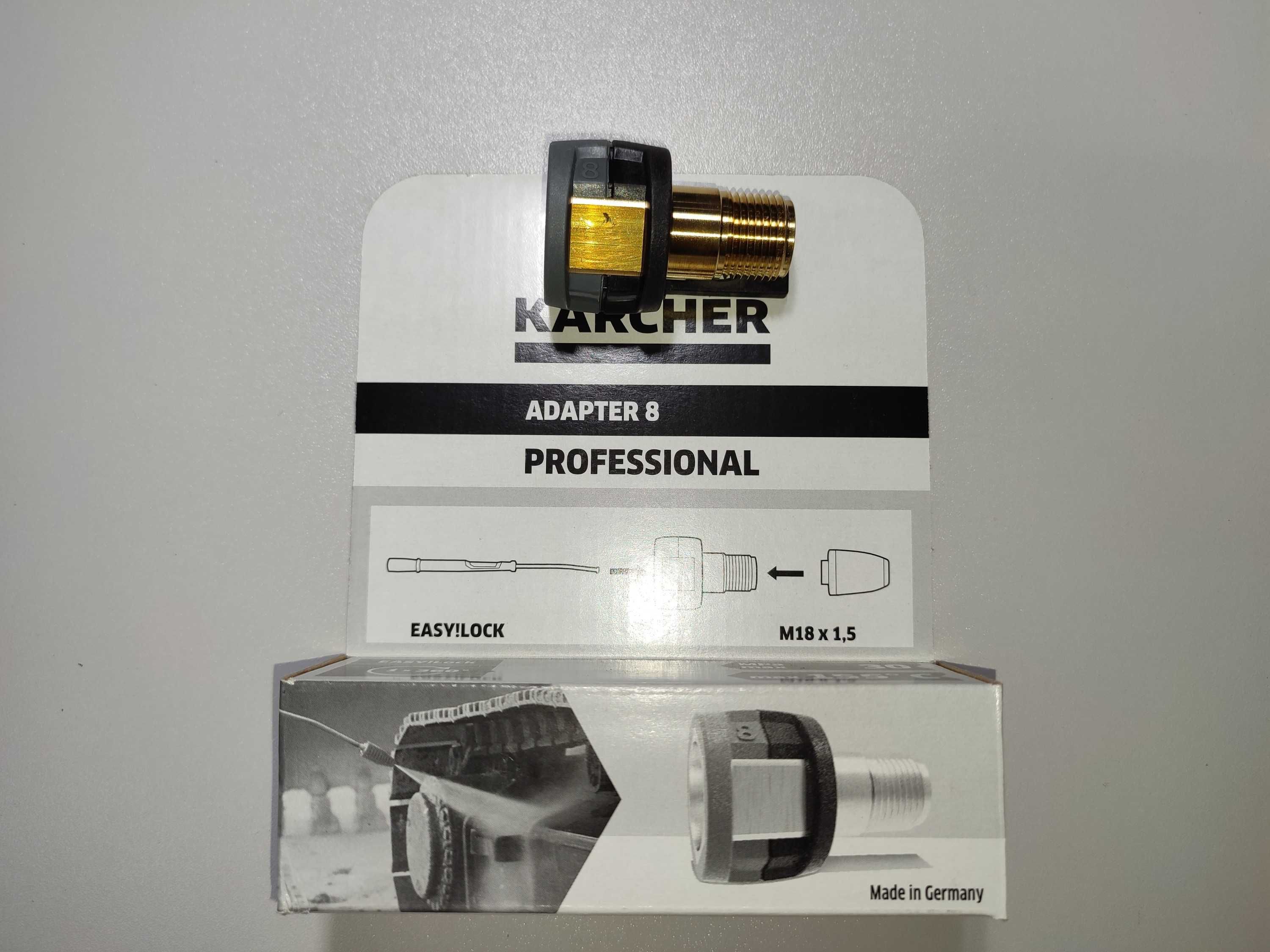 Adapter 6 i 8 Karcher M22x1,5 + Easy Lock Złączka nowy + stary system