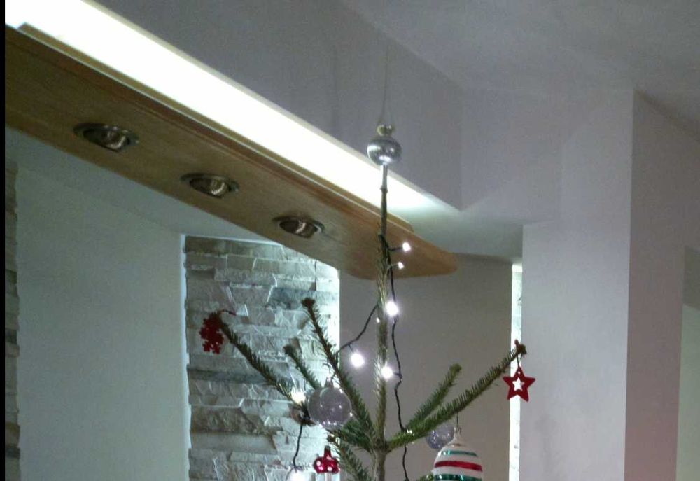 Oświetlenie lampa żyrandol plafon deska dębowa LED żarówki kinkiet