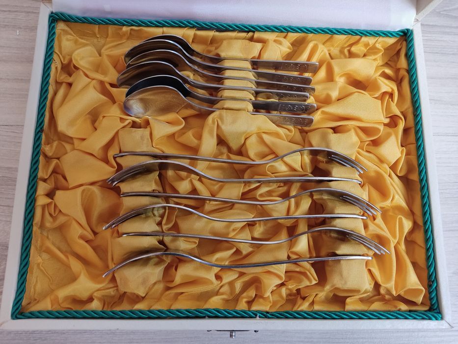 Sztućce kolekcjonerskie - zestaw deserowy Gerlach, Lefana