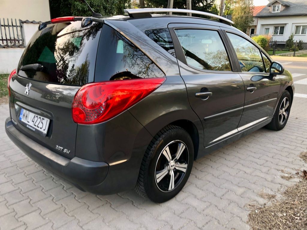 Peugeot 207 SW/ 1.4 Benzyna+Gaz/Bezwypadkowy/Serwisowany/Panorama