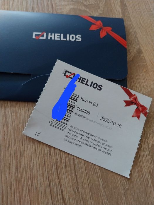 Voucher do kina Helios