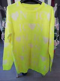 Sweter damski neonowy M/L