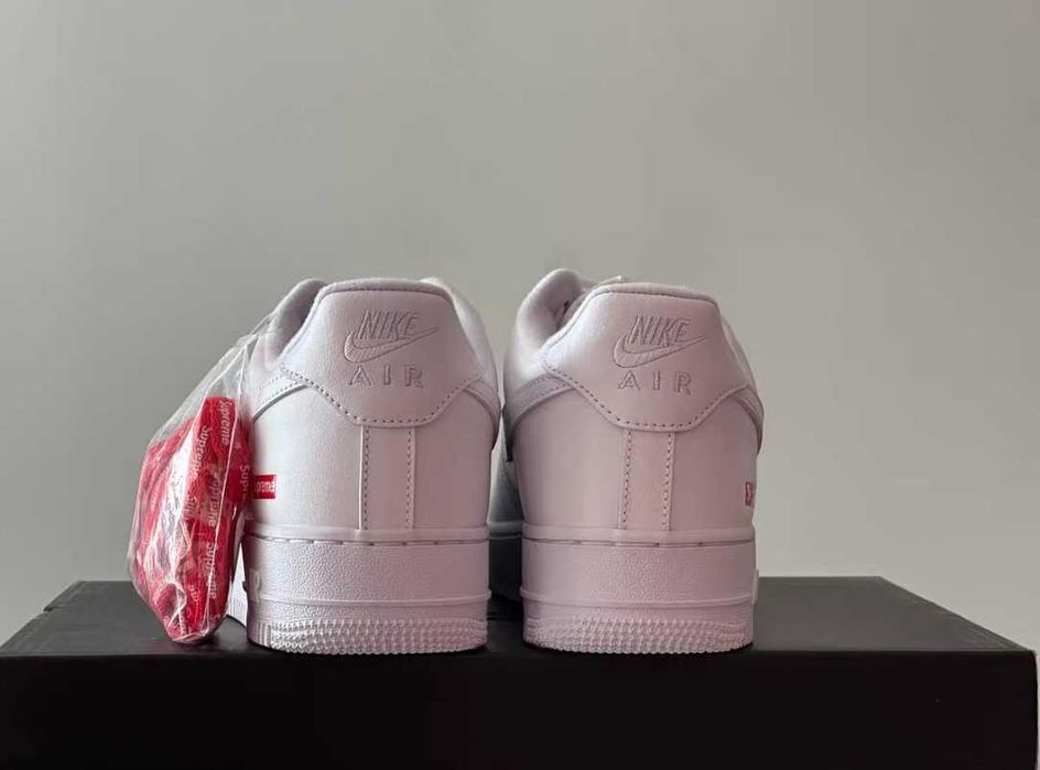 Buty meskie Nike Air Force 1 Low Supreme White R.46