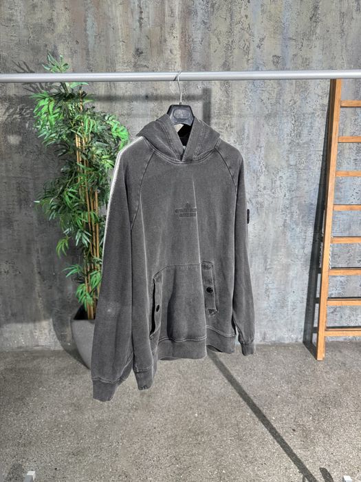 Худи Supreme x Stone Island Stripe Sweat Hooded
