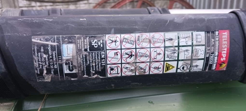 Drabina aluminiowa teleskopowa 3,2m