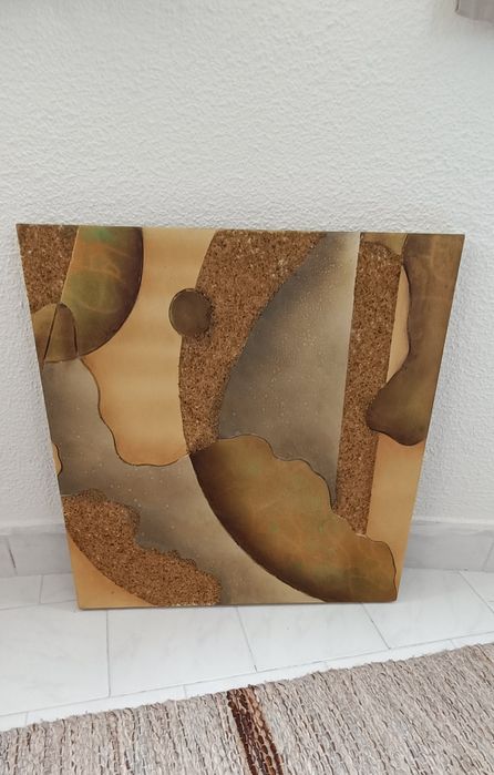 Vendo quadro de tinta e areia