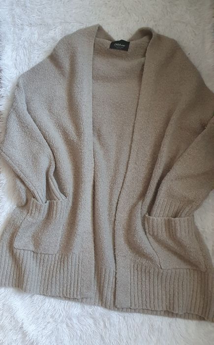Sweter beżowy oversize ZAra