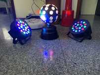 Comjunto de luzes para festa