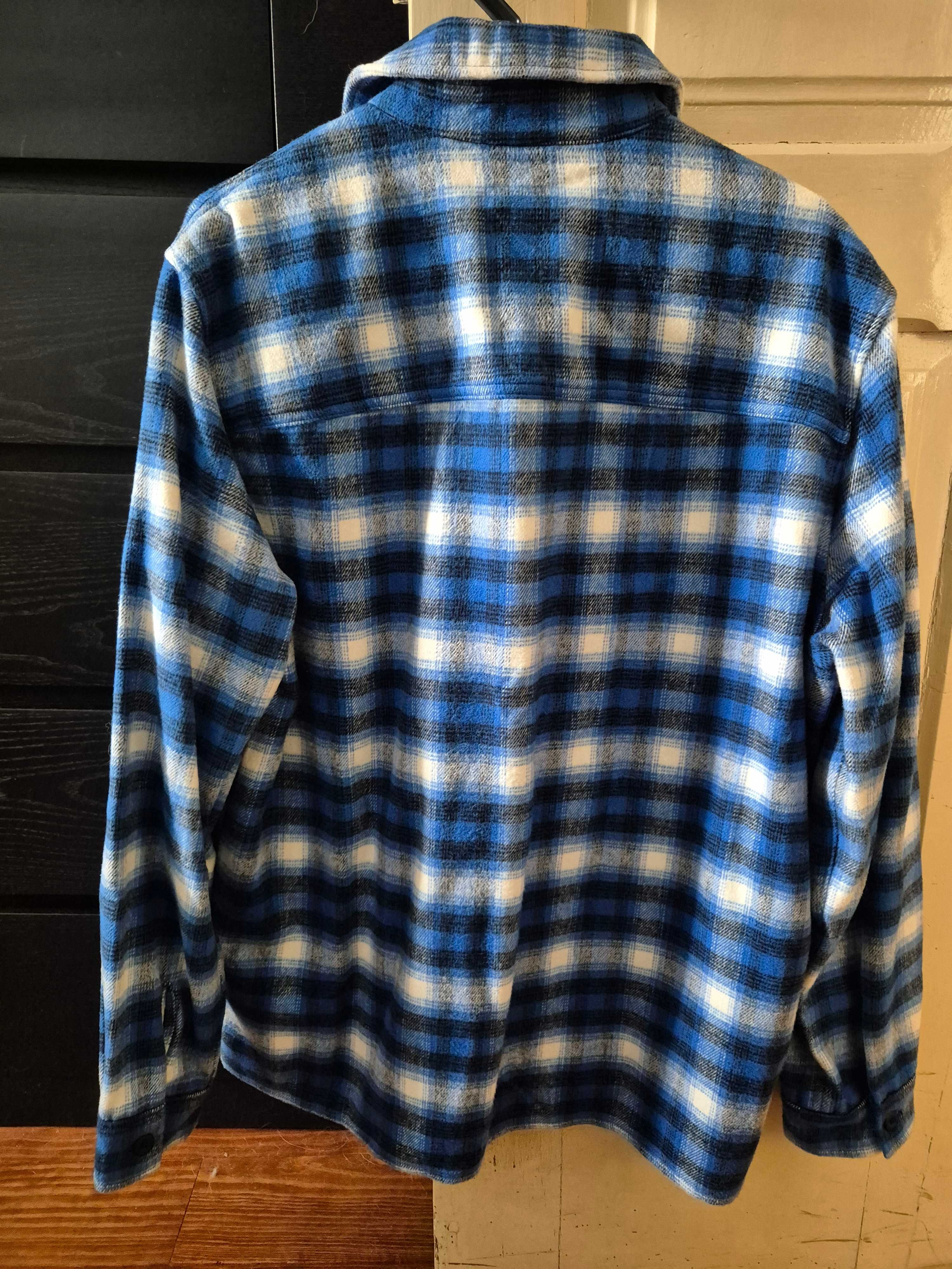 Camisa Azul, Branca e Preta xadrez 100% algodão da Zara nova