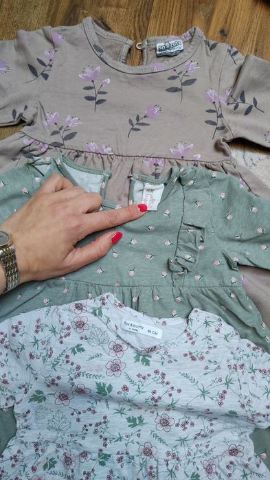 Zestaw 6 sztuk sukienek r. 86 Sinsay H&M Pepco
