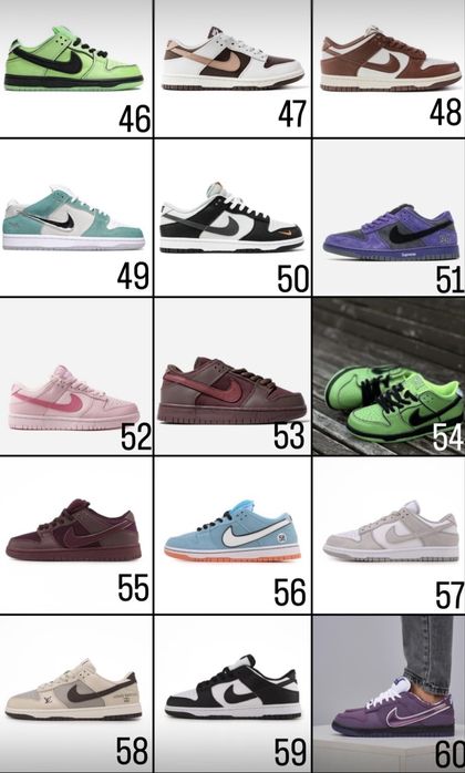 Більше 110 моделей! Nike SB Dunk Low 36 - 45 БЕЗ ПЕРЕДПЛАТ