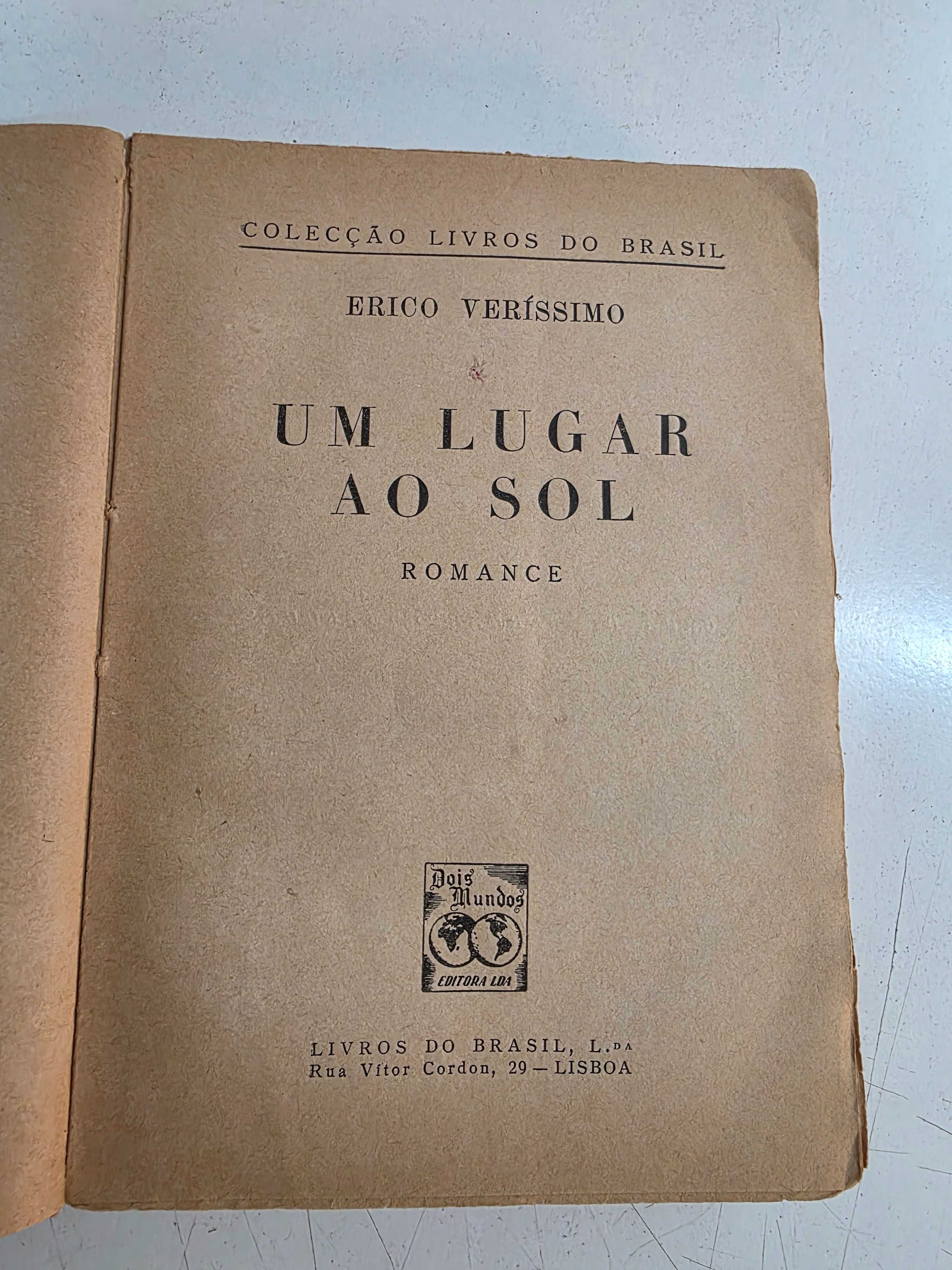 Livro - Um Lugar ao Sol - Erico Veríssimo -  REF PAR2