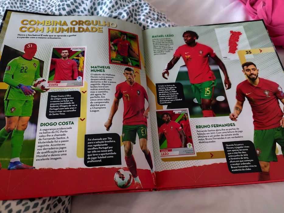 Caderneta Panini OFICIAL
Fome de vencer
FPF portugal