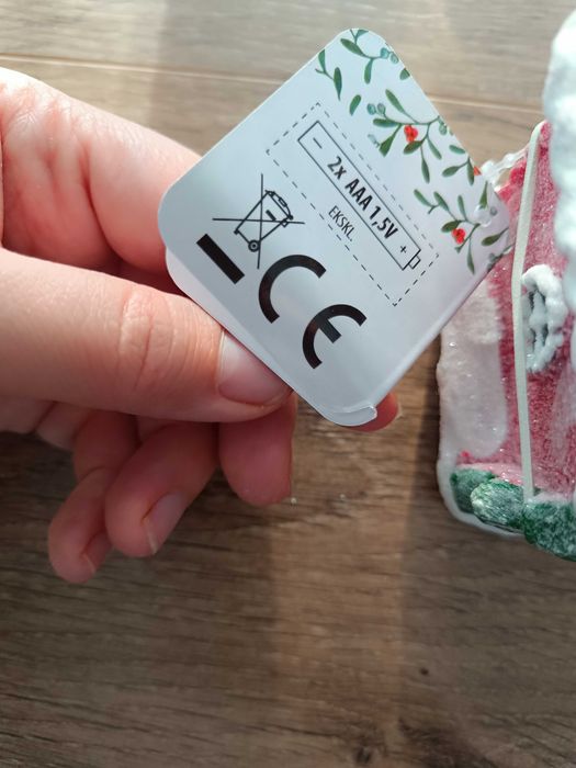 Domek świąteczny led nowy podświetlany