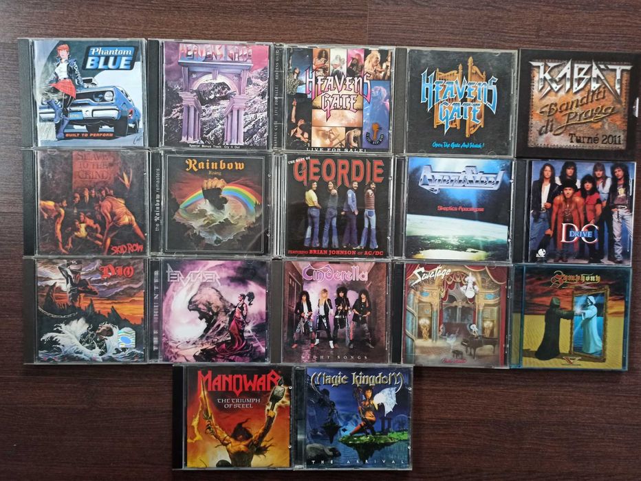 Płyty CD heavy metal,AOR,glam.First press,rare.King Diamond,Risk,Aria