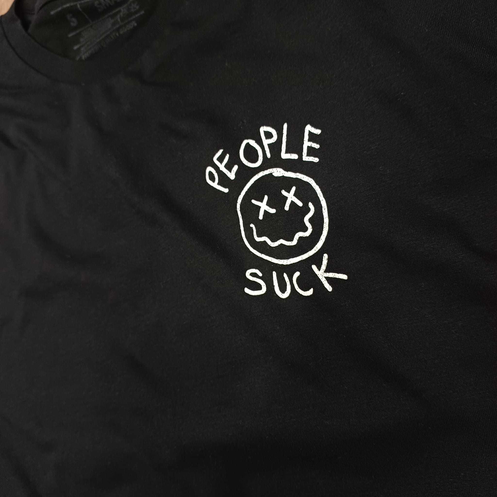 Sweatshirt People Suck Black