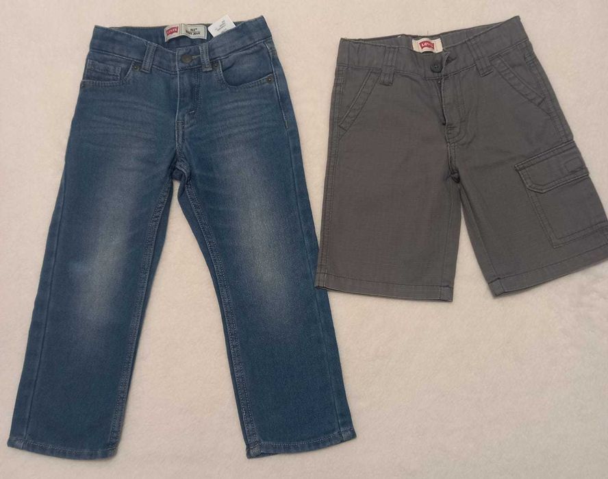 Spodnie dla chłopca Levi's krótkie + długie 96
