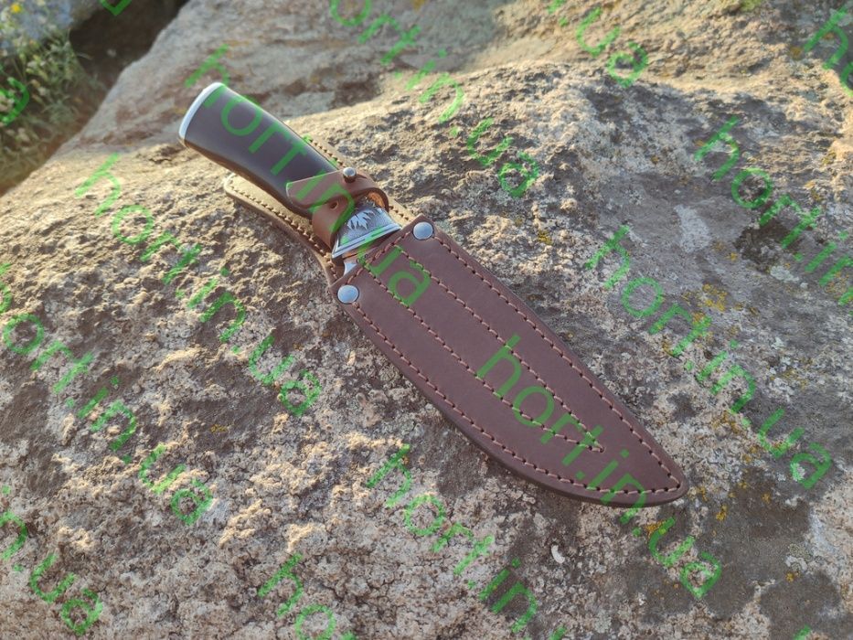 Нож охотничий ручной работы "Крук" сталь Böhler N690 ніж мисливський