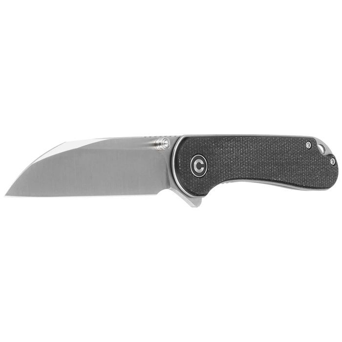 Nóż składany Civivi Elementum Wharncliffe Black Canvas Micarta, Satin