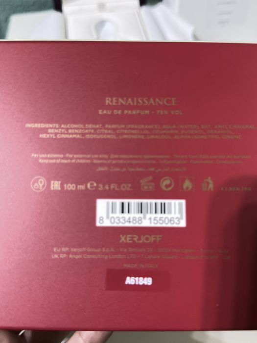 Xerjoff renaissance
