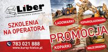 Kurs na operatorów koparki, koparko-ładowarki i ładowarki start 14.06