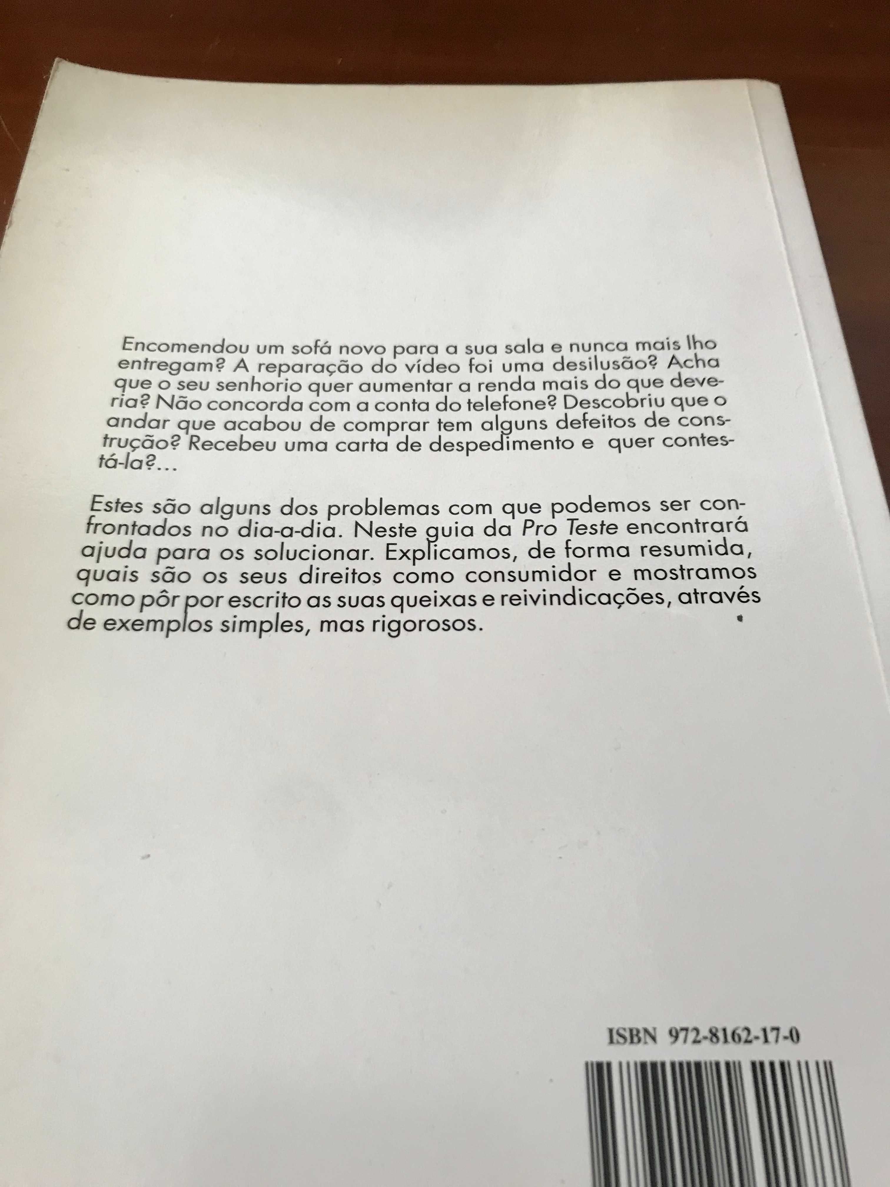 Livro/Guia "180 Modelos de Cartas" - Edições DECO Proteste