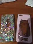 Etui iphone 6s plus  z brokatem plywajacym