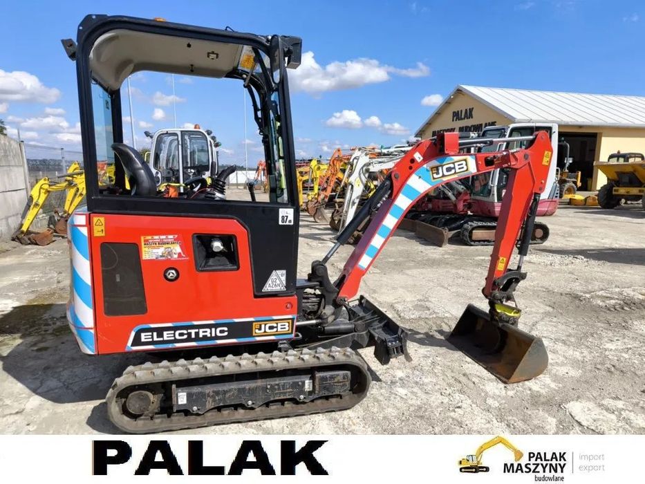 JCB Mini koparka JCB 19C-1E  ELECTRIC ,  WERSIA  DEMO , 2021 rok  JCB 19 C-1 E , JCB 8018 , 8016
